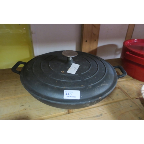 445 - CAST IRON RISSOTTO PAN