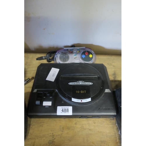 488 - SEGA MEGADRIVE WITH CONTROLLER