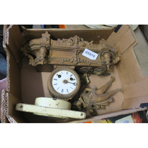 1154 - VINTAGE MANTLE CLOCK