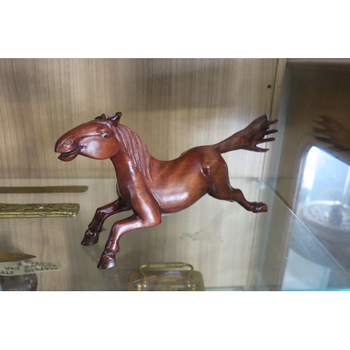 1271 - CARVED HORSE FIGURINE