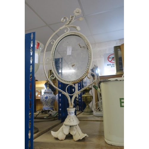 1378 - FRENCH SHABBY CHIC STYLE VANITY MIRROR