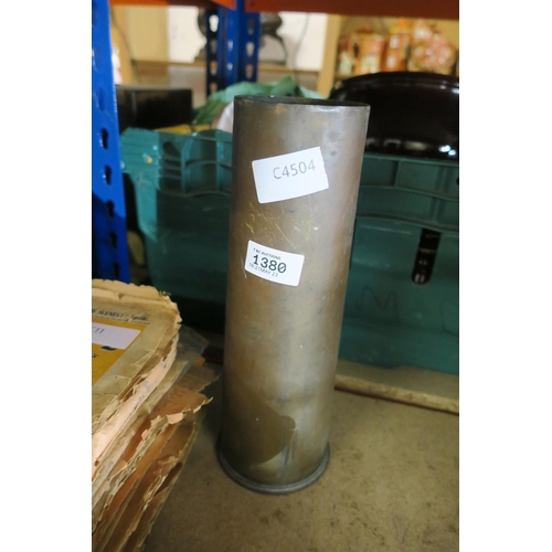 1380 - LARGE MILITARY SHELL CASE