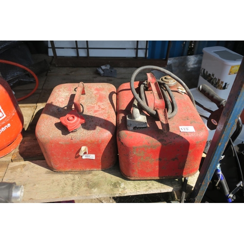 119 - TWO BOATING FUEL TANKS