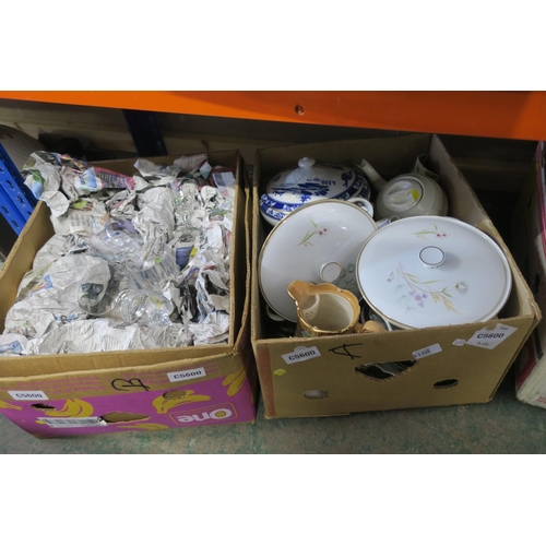 1160 - TWO BOXES OF COLLECTABLE CHINA WARE