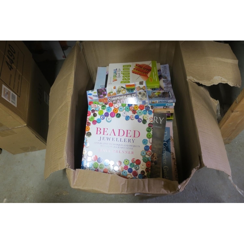 431 - BOX OF ASSORTED CRAFTING BOOKS