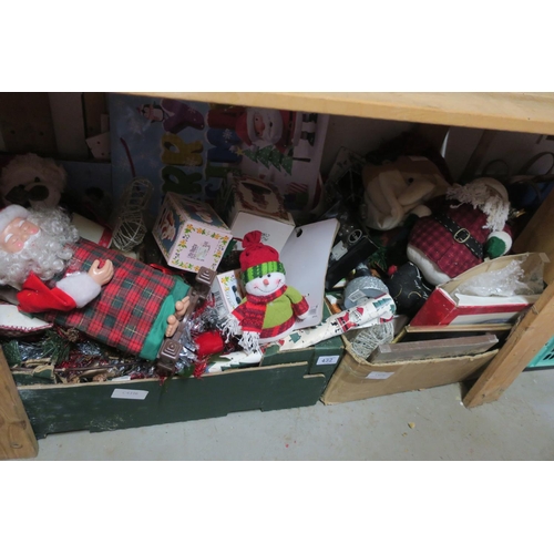 432 - 2 BOXES OF CHRISTMAS ITEMS