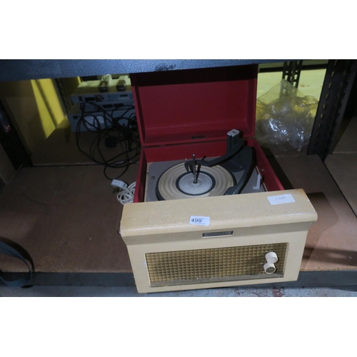 499 - DANSETTE VINTAGE RECORD PLAYER