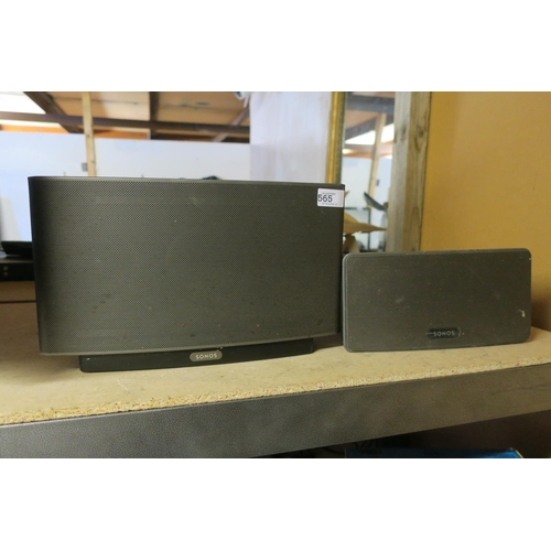 565 - 2 SONOS SPEAKERS