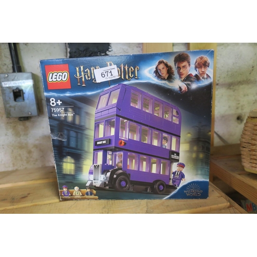 671 - HARRY POTTERR LEGO, 75957 'THE KNIGHT BUS'