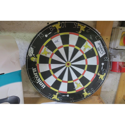 694 - SIMPSONS DARTBOARD