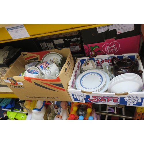 749 - 2 BOXES OF CROCKERY