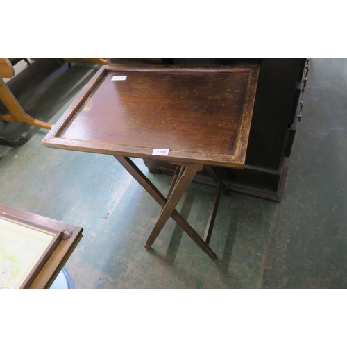 VINTAGE FOLDING TRAY TABLE