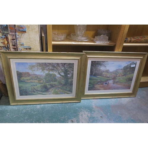 1345 - TWO FRAMED PRINTS BY RONALD BEATON