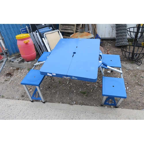 166 - FOLDING CAMPING TABLE