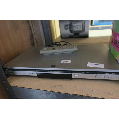 530 - PANASONIC DVD PLAYER WITH REMOTE