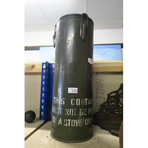 1156 - MILITARY THERMOS MESS CONTAINER