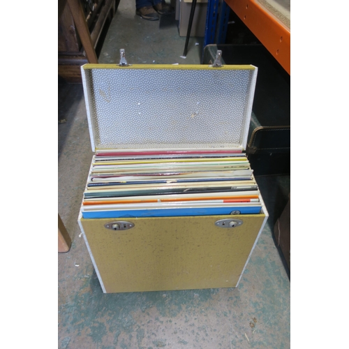 1390 - BOX OF VINYL RECORDS