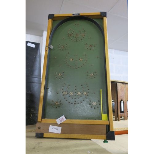 1397 - KAY VINTAGE BAGATELLE BOARD