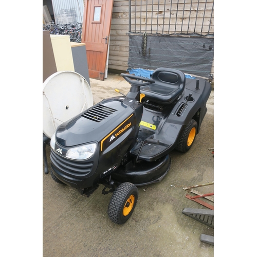 62 - MCCULLOCH M115-77RB RIDE ON PETROL LAWNMOWER ONLY 10% PREMIUM ON THIS LOT