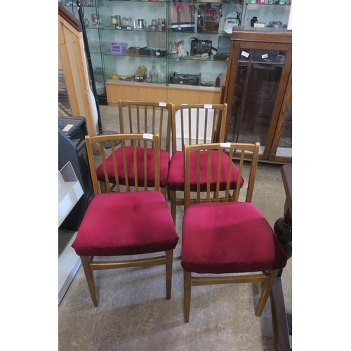 1089 - SET OF FOUR STICK BACK DINING CHAIRS