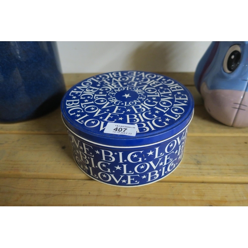 407 - EMMA BRIDGEWATER BISCUIT TIN