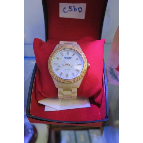 1516 - NEW WATCH IN BOX WITH PAPER WORK