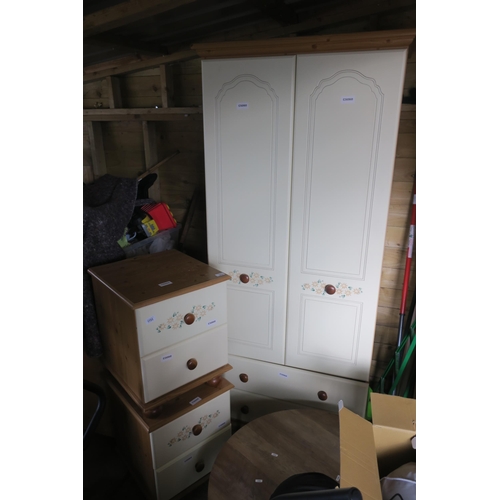 1753 - MATCHING  WARDROBE AND BEDSIDE CABINETS