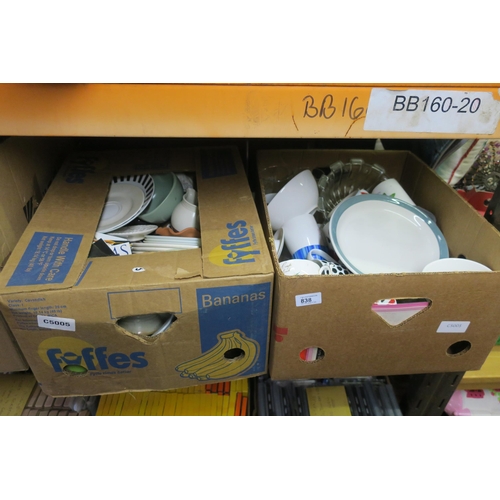 838 - 2 BOXES OF KITCHENALIA