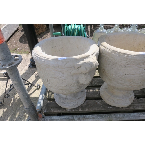 223 - STONEWORK URN PLANTER