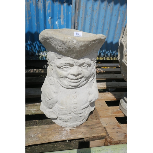 262 - STONEWORK 'TOBY MUG' PLANTER