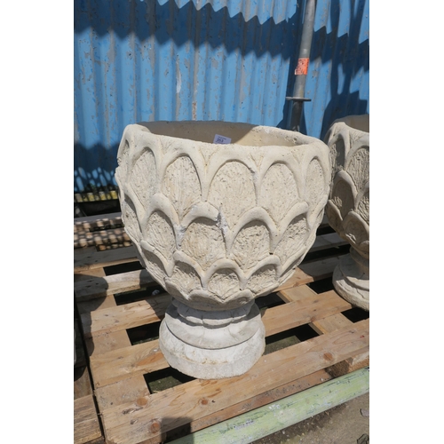 263 - STONEWORK DECORATIVE PLANTER