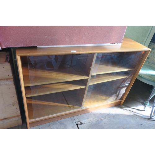 284 - GLAZED BOOKSHELF