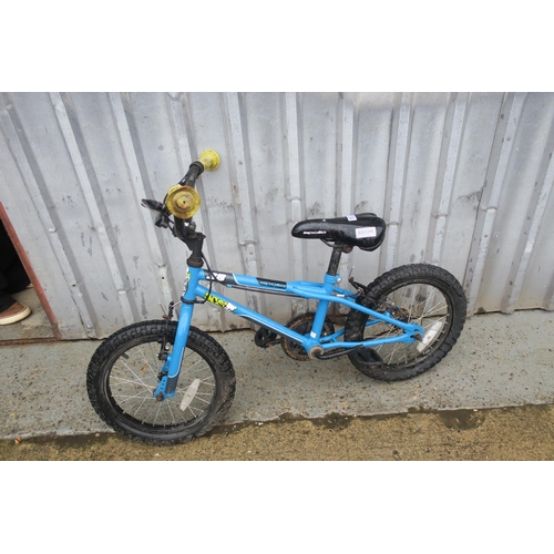 53 - BLUE APOLLO 38 CHILDRENS BICYCLE