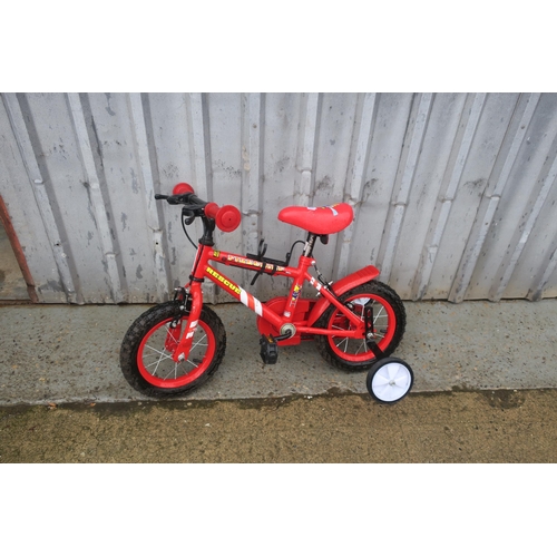 9 - FIRECHIEF CHILDRENS BICYCLE