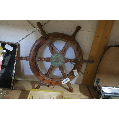 1399 - SHIPS HELM WHEEL