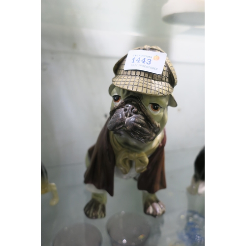 1443 - BRITISH BULLDOG FIGURINE - SHERLOCK BONES?