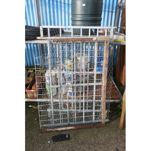 182 - 3 METAL GRILLS/GATES