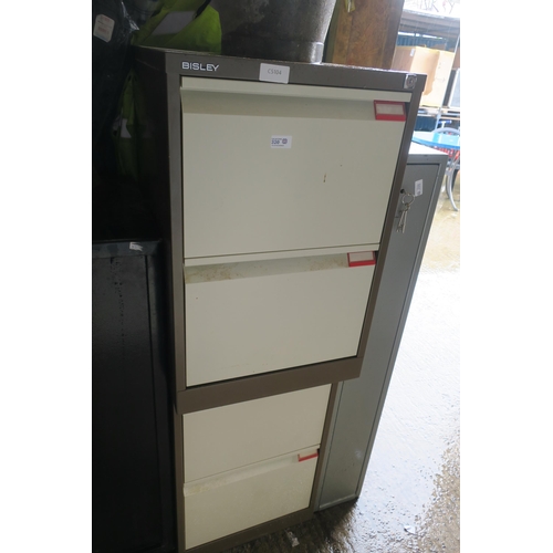 320 - 2 X 2 DRAWER MEETAL FILING CABINETS