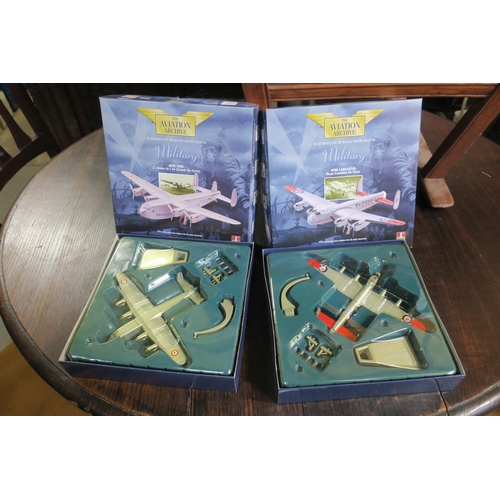 1195 - TWO BOXED AVIATION ARCHIVE DIE-CAST MODEL PLANES BY CORGI