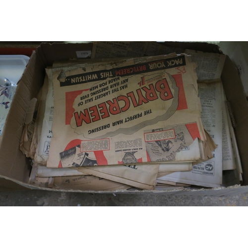 1264 - LARGE BOX OF EPHEMERA