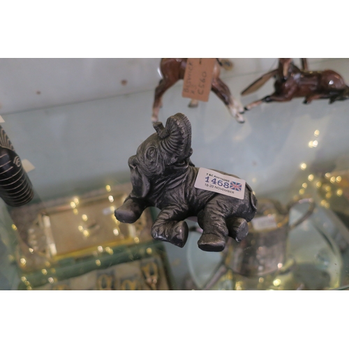 1468 - RESIN ELEPHANT FIGURINE