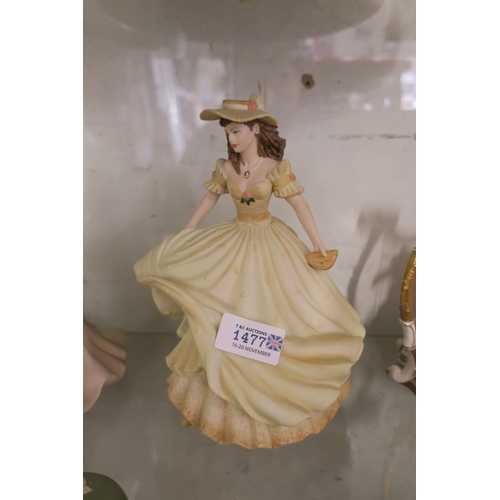 1477 - COALPORT FIGURINE 'TEA DANCE'