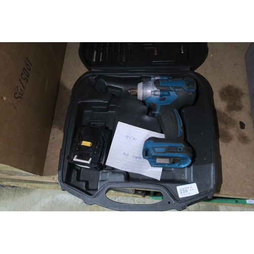 239 - IMPACT DRILL CORDLESS