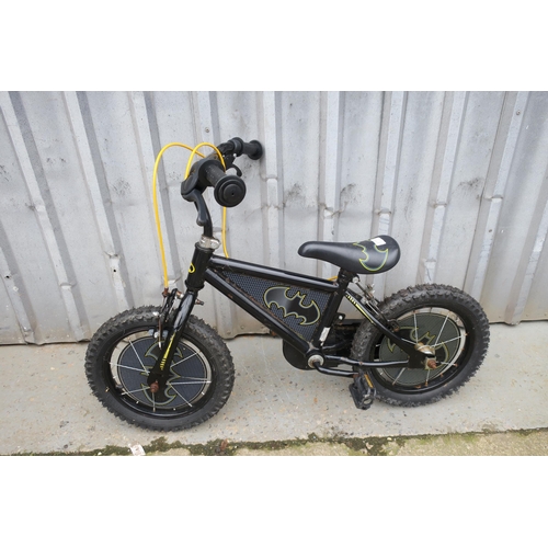 3 - CHILDS BAT MAN BIKE