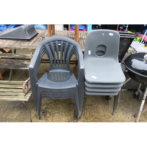 48 - 8 GARDEN CHAIRS