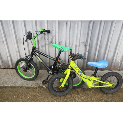 4 - KIDS KIDS BMX AND A BALANCE BIKE