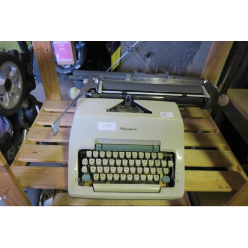 605 - VINTAGE OLYMPIC TYPEWRITER