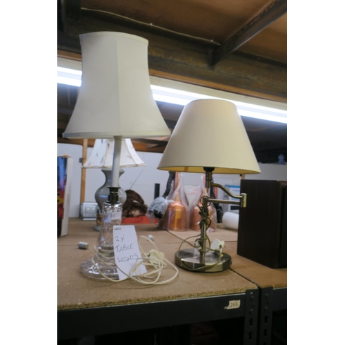 608 - 2 X TABLE LAMPS