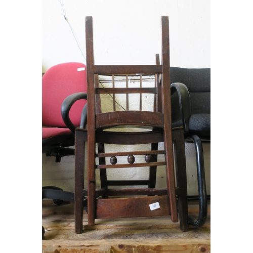 706 - 2 WOODEN CHAIRS