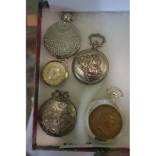 299 - 5 POCKET WATCHES